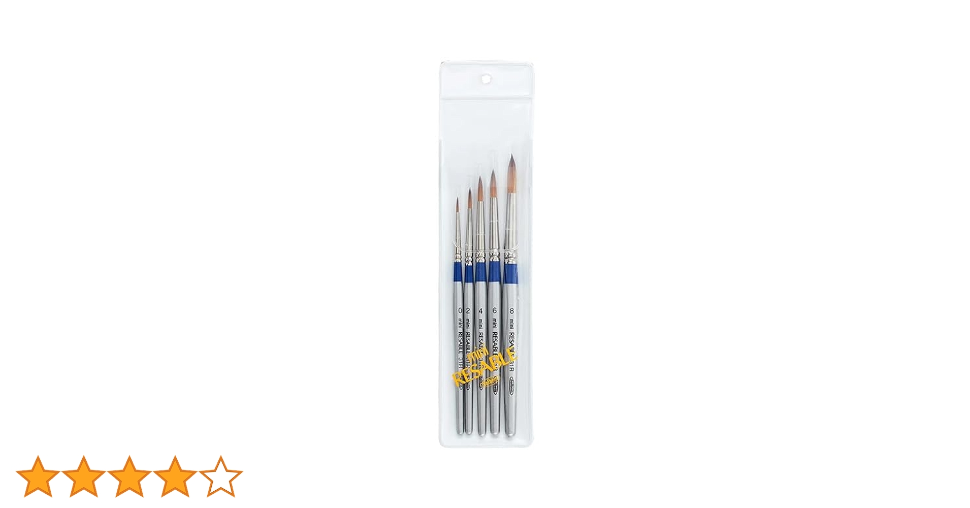 (未使用･未開封品)　HOLBEIN ホルベイン 水彩筆 ミニ リセーブル 31R 5本セット f4u0baa Amazon.co.jp: ホルベイン 水彩画筆 ミニ リセーブル 31R 5本